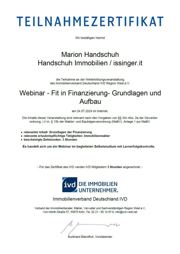 Fit in Finanzierung- Grundlagen und Aufbau