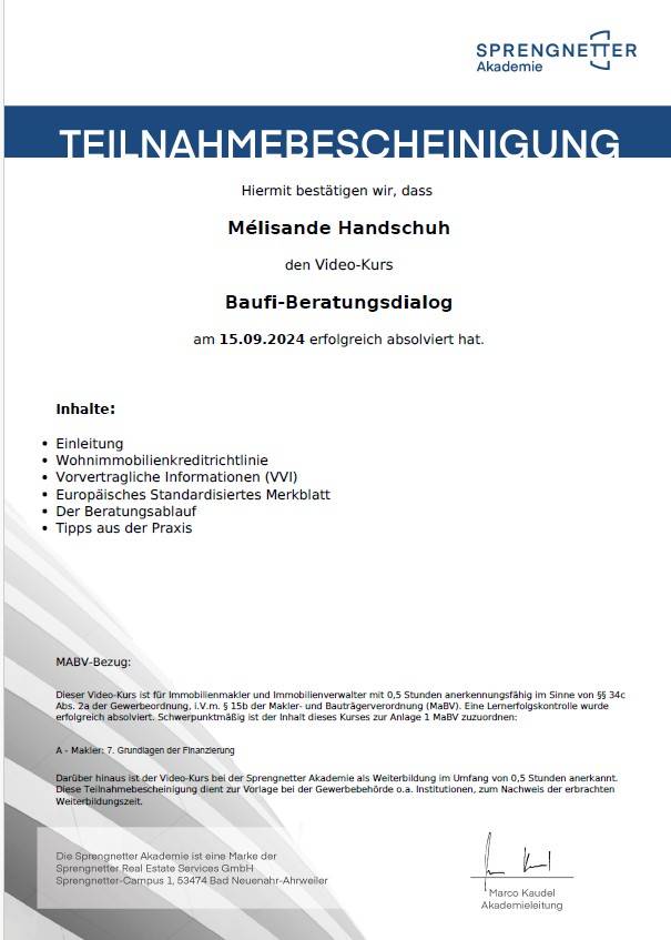 Baufi-Beratungsdialog