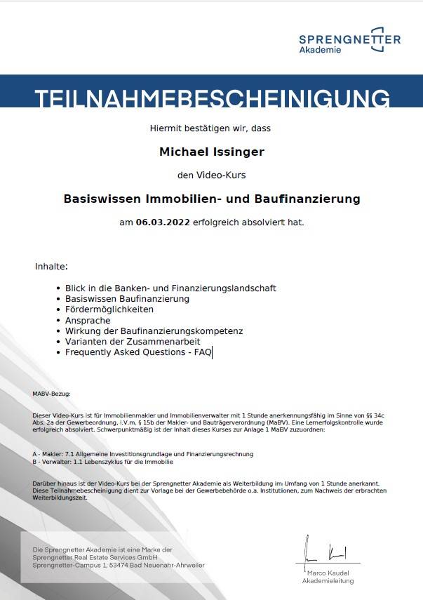 Basiswissen Immobilien- und Baufinanzierung