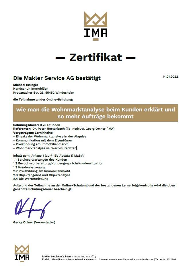 wie man die Wohnmarktanalyse beim Kunden erklärt und so mehr Aufträge bekommt