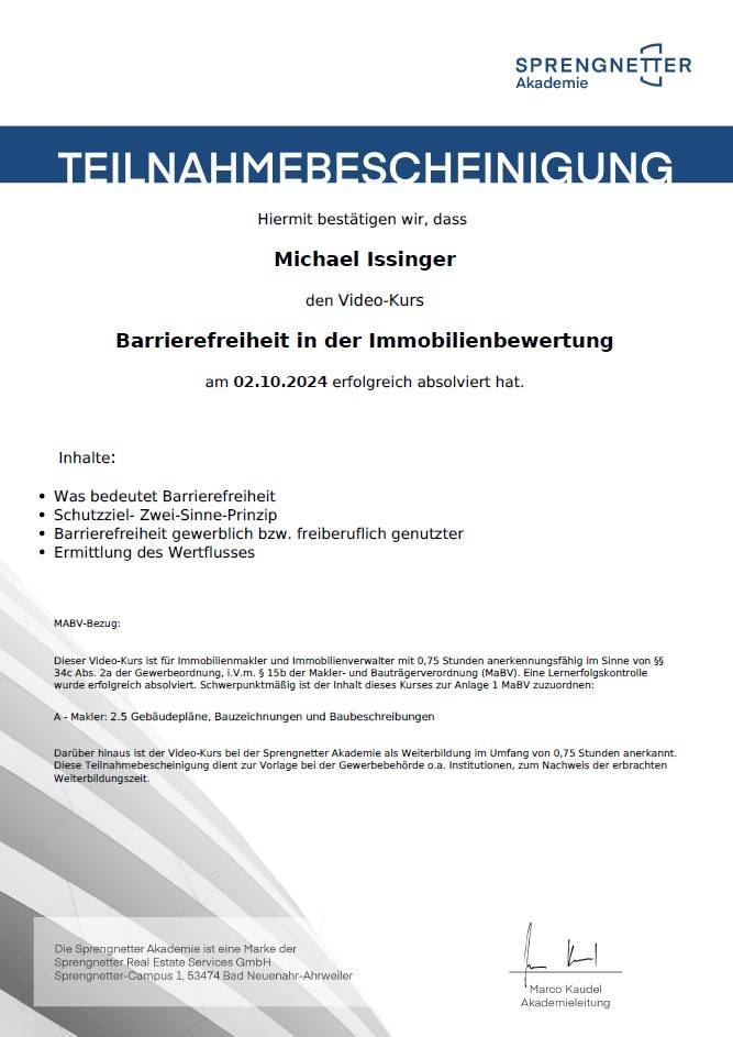 Barrierefreiheit in der Immobilienbewertung